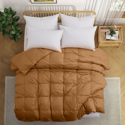 Édredon en duvet de coton toutes saisons / housse de couette en duvet