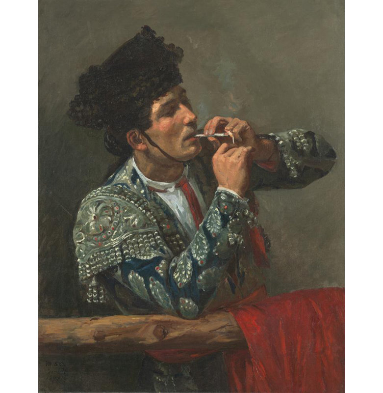 "After the Bullfight" par Mary Cassatt - Art mural sur toile tendue avec châssis, H 40 po x l 28 po