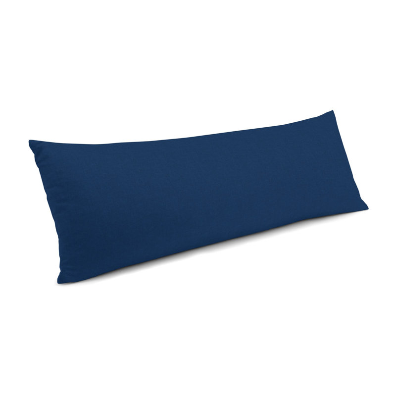 Housse de coussin rectangulaire, 14 po x 48 po, Bleu marine