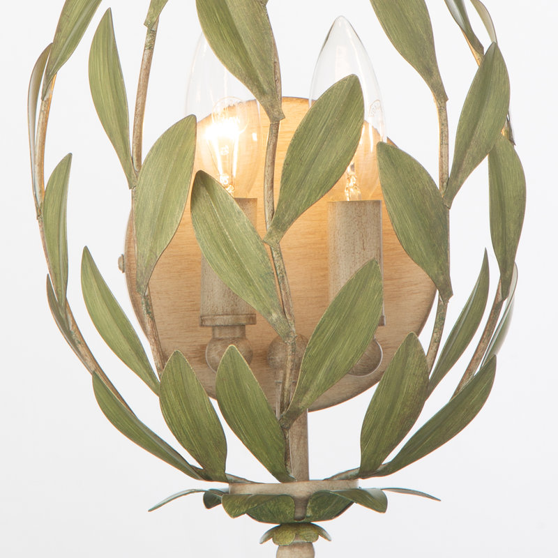 Bransbury 8.25'' Champagne Green Tea Sconce