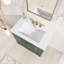 Meuble-lavabo simple 30 po avec comptoir en céramique