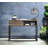 Galeno Rustic Oak With  Finished Legs Writing Desk (Not Including Office Chairs)