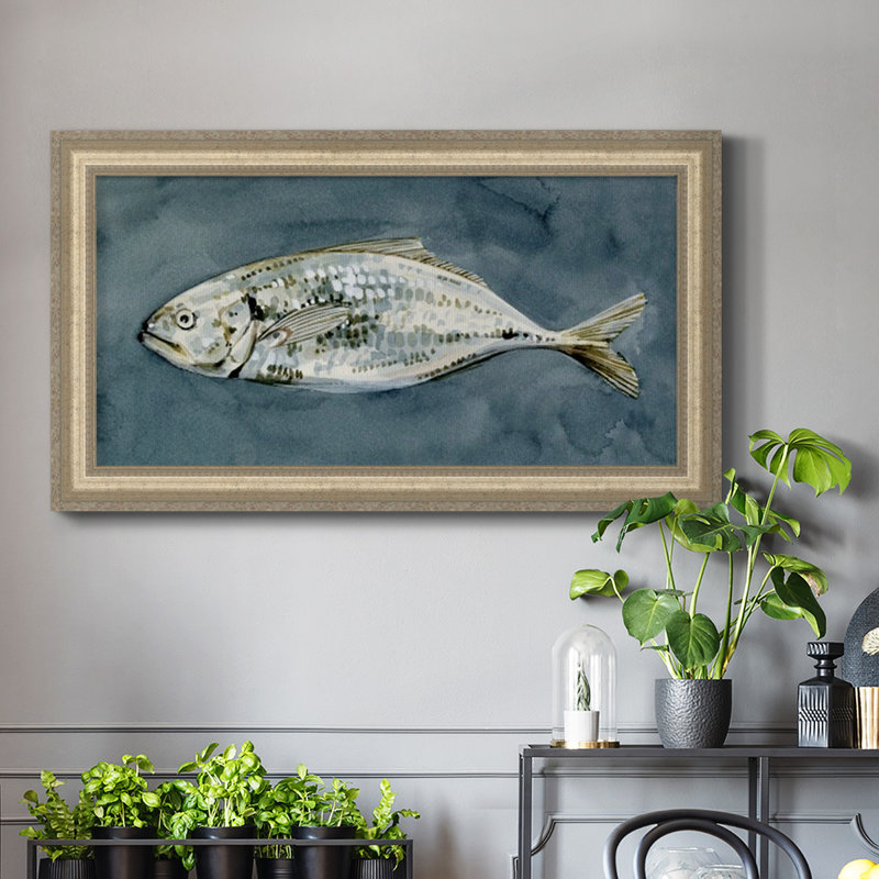 «Deep Sea Swimmer I», reproduction d'un seul cadre photo sur toile, H 21 po x l 37 po x P 0,8 po