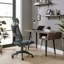 Jenkin Black Office Chair Black Leg