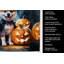 Torchon Akita Puppy Halloween-888558626