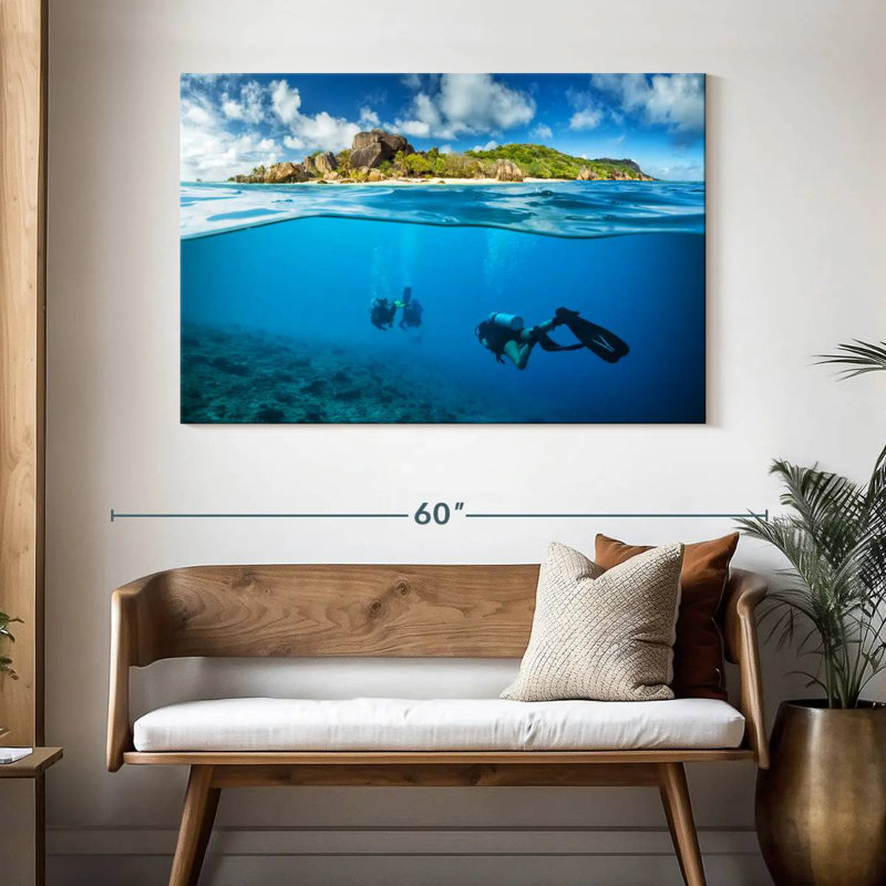 Sireci Diving, 32" H x 48" W