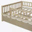Wood Daybed With Trundle And Fence Guardrails-1902822371-1902822374