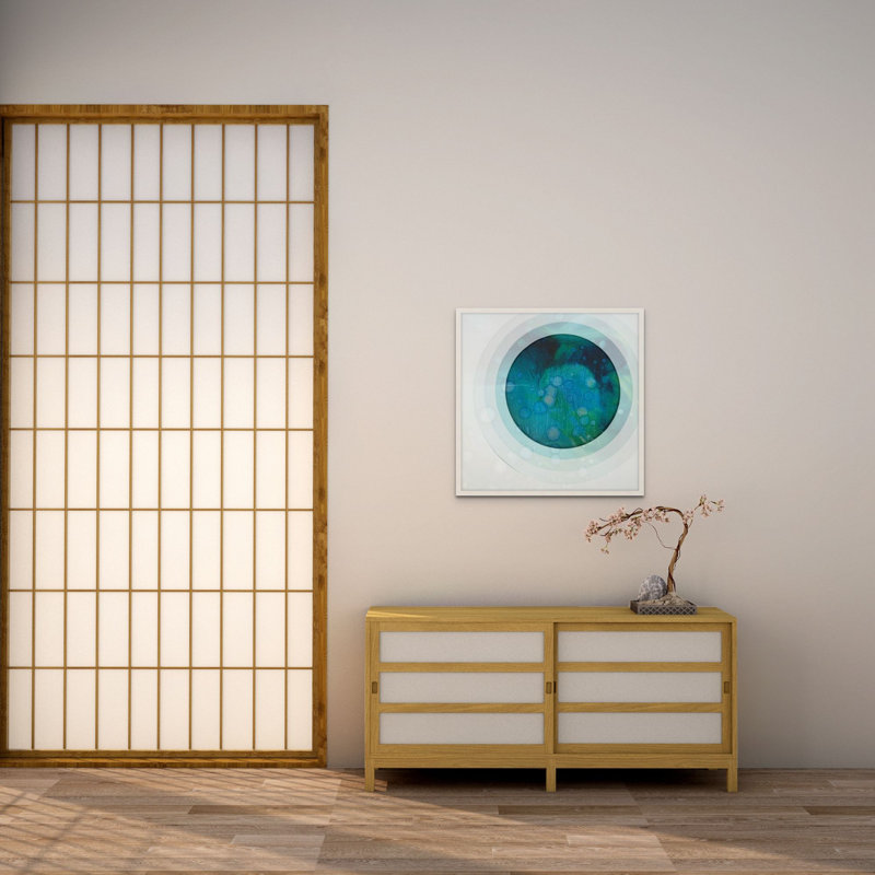 Endless Worlds 1 Framed Print, 29" H x 29" W x 1" D
