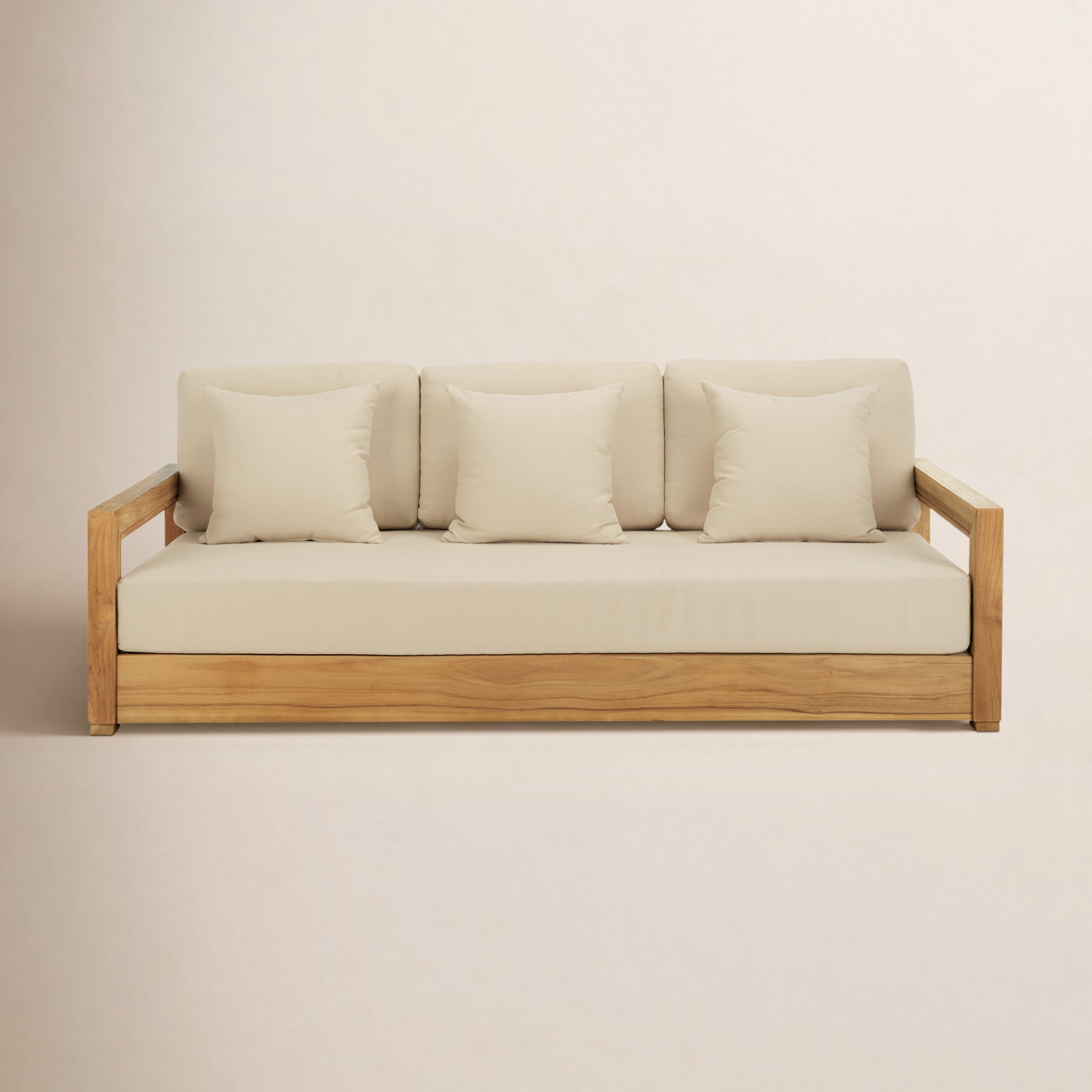 Melrose 72" Cushion Cover, Beige