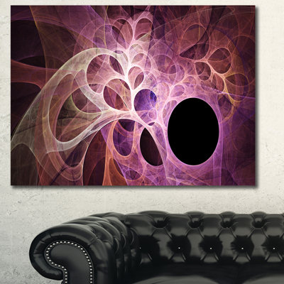 " Fractal Angel Wings In Pink "