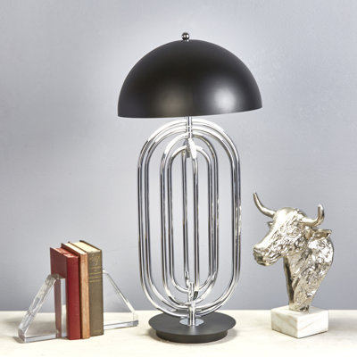 Metal 28" Art Deco Table Lamp