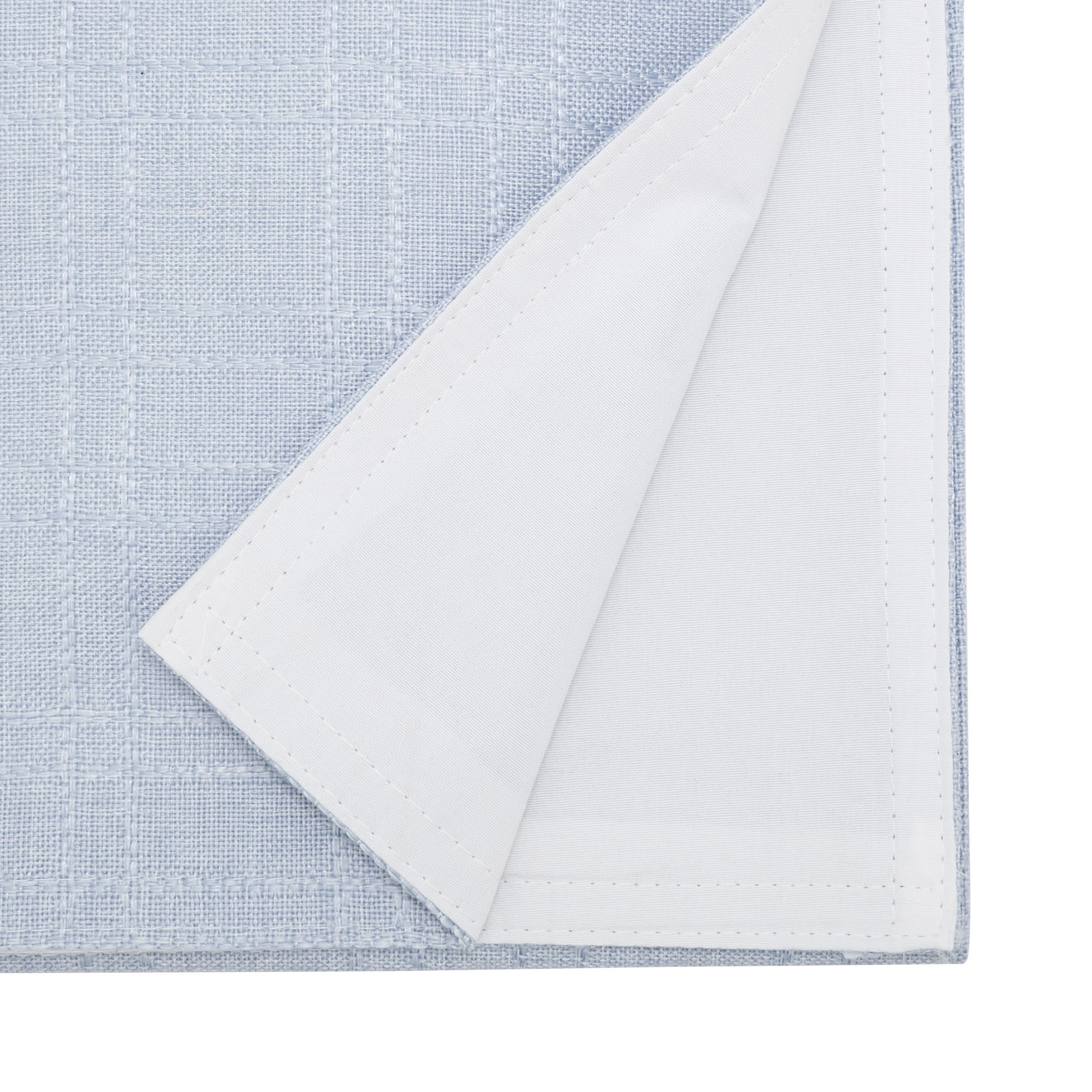 Plaid Table Runner, Blue, 54" L x 16" W