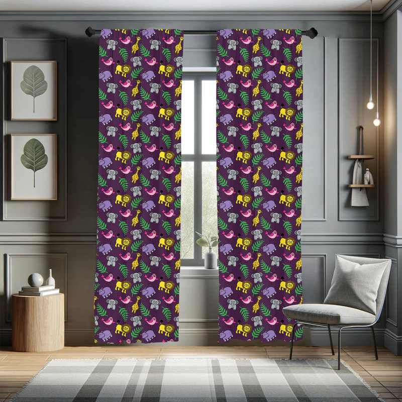Panneau coulissant amusant avec passe-tringle, 28 po x 95 po