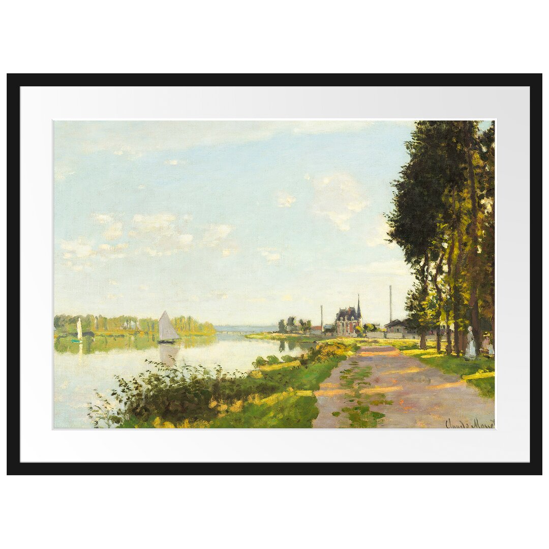 Gerahmter Kunstdruck Argenteuil von Claude Monet