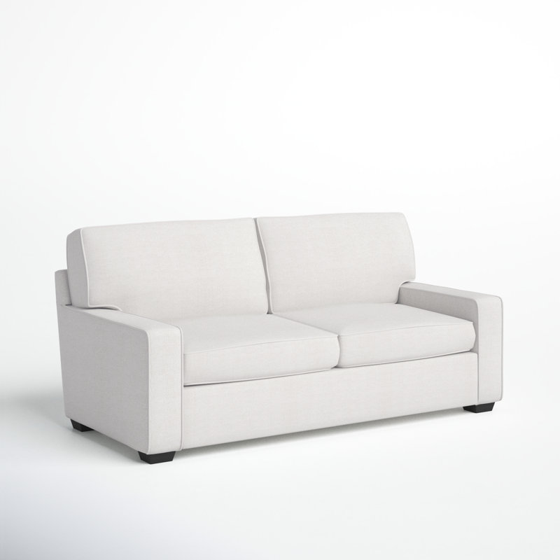 Taylor 78'' Upholstered Sofa, Nomad Snow Crypton® Chenille