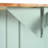 Kitchen Cart With Rubber Wood Drop-Leaf Countertop ,Cabinet Door Internal Storage Racks,Kitchen Island On 5 Wheels With Storage Cabinet And 3 Drawers For Dinning Room, Mint Green-288363351