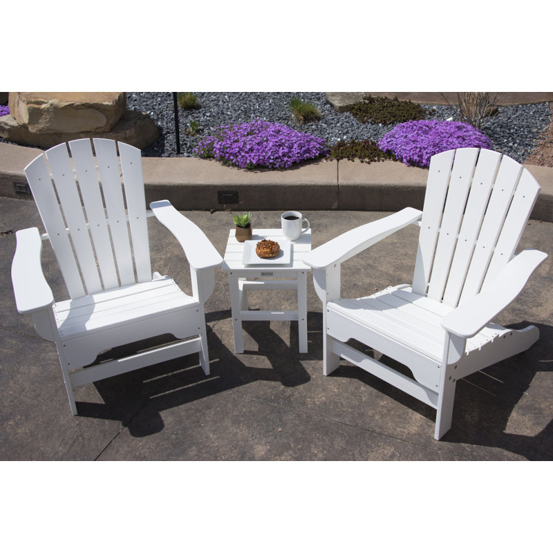Willene 2 - Person Patio Conversation Set, White