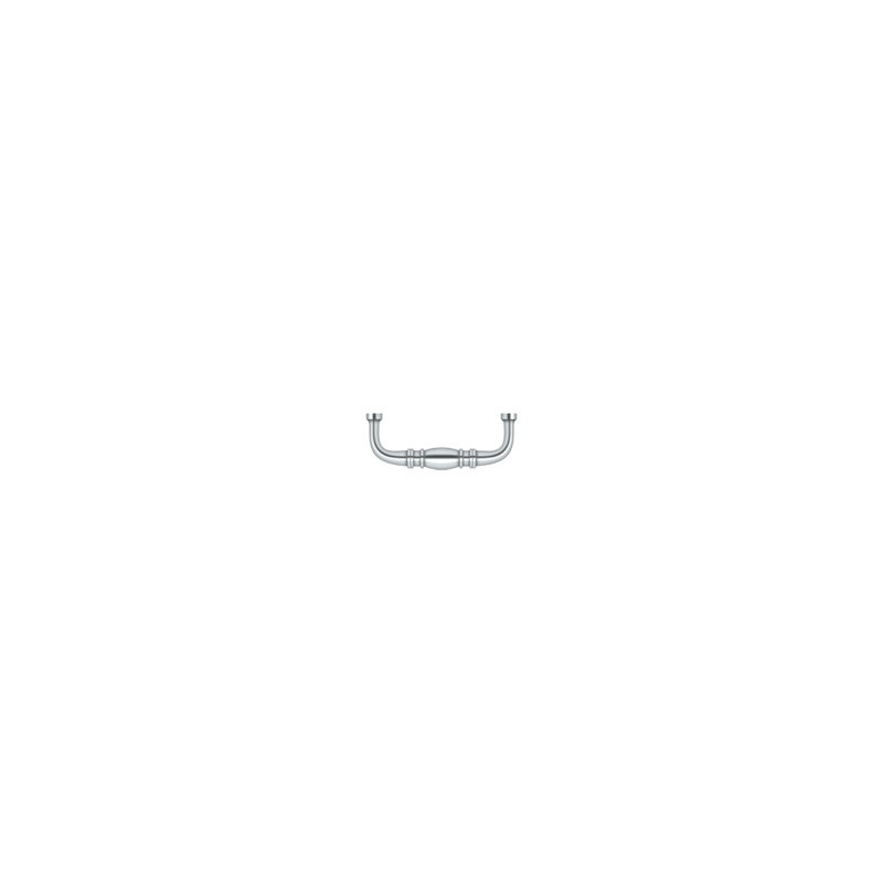 Colonial Bar / Handle Pull, Polished Chrome
