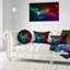  Coussin lombaire Abstract Smoke Waves