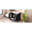 Meuble-lavabo moderne 30 po avec lavabo en céramique - armoire noire 3 tiroirs et article élégant