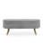 Ottoman Oval Storage Bench,Rubber Wood Legs, (43.5"x16"x16")-1071744709