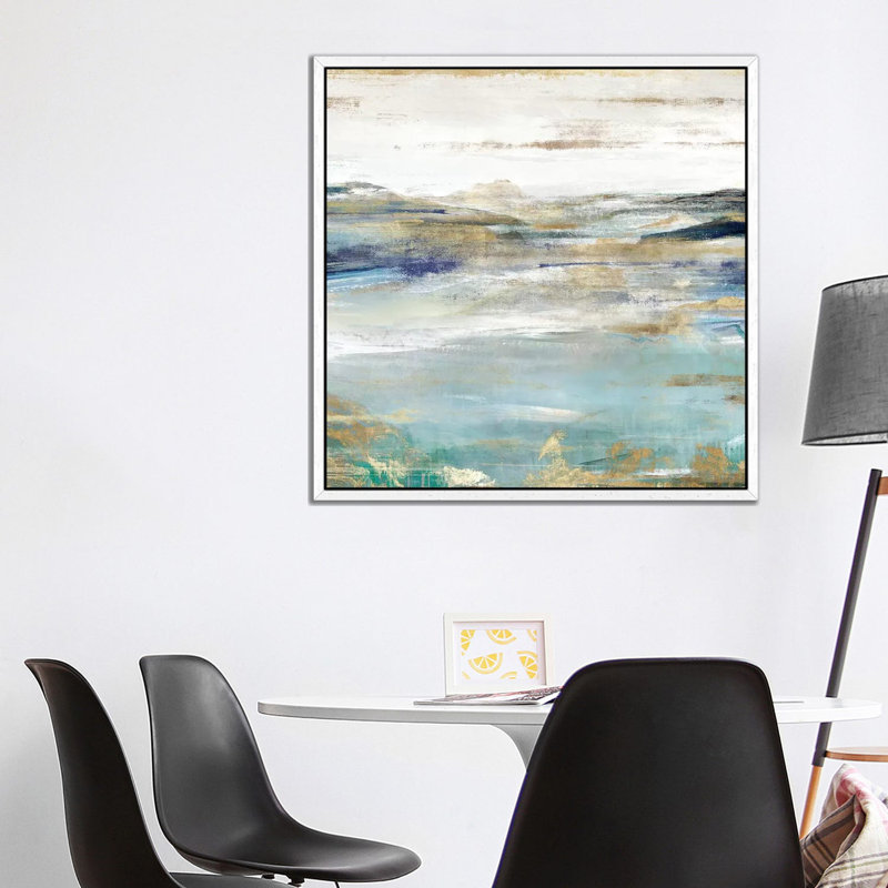Upon A Clear I by Isabelle Z - Print on Canvas, 93.98 cm H x 93.98 cm W, White Framed