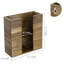 Porte-essuie-tout en bois massif Wall Wall