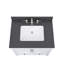 31 po Plateau en quartz avec lavabo rectangulaire-256365429