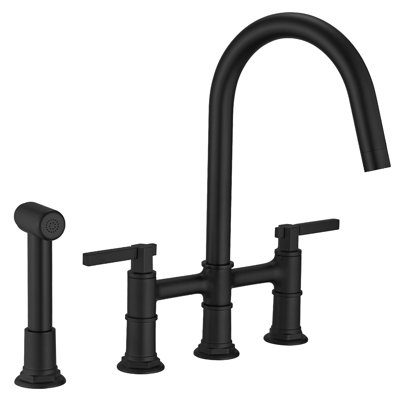 Robinet de cuisine moderne à 4 poignées à fixation sur le comptoir à 4 trous Modern