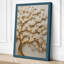 Flowering Tree Relief Botanical - Wrapped Canvas-1802885478-1802885497
