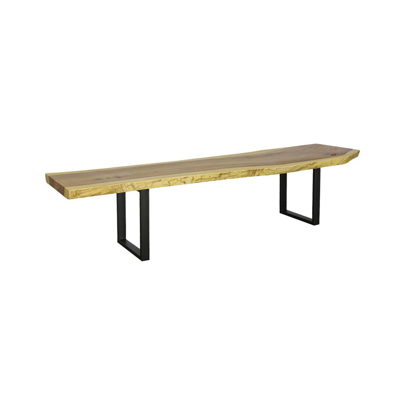 Banc à bord droit Origins, Naturel, H 17 po x l 60 po x P 14 po