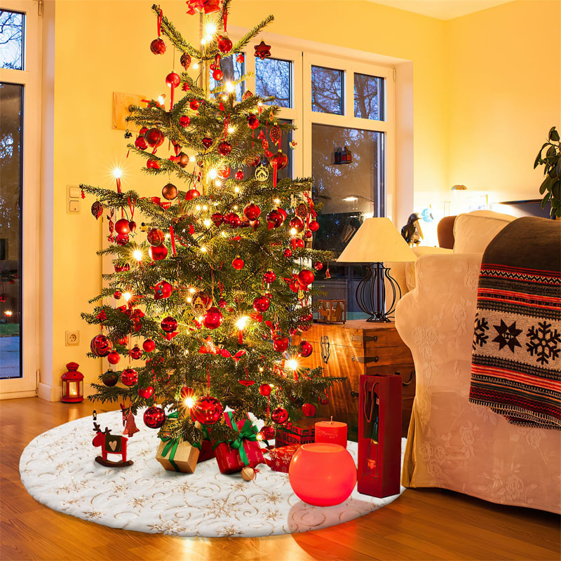 Faux Fur Tree Skirt