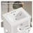 24'' Single Bathroom Vanity With Ceramic Top, Solid Wood Frame Freestanding Vanity with Door Organizer-837431037-833327171-833327183