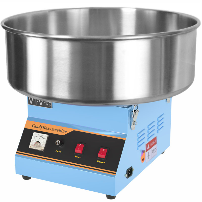 Electric Commercial Cotton Candy Machine, Blue
