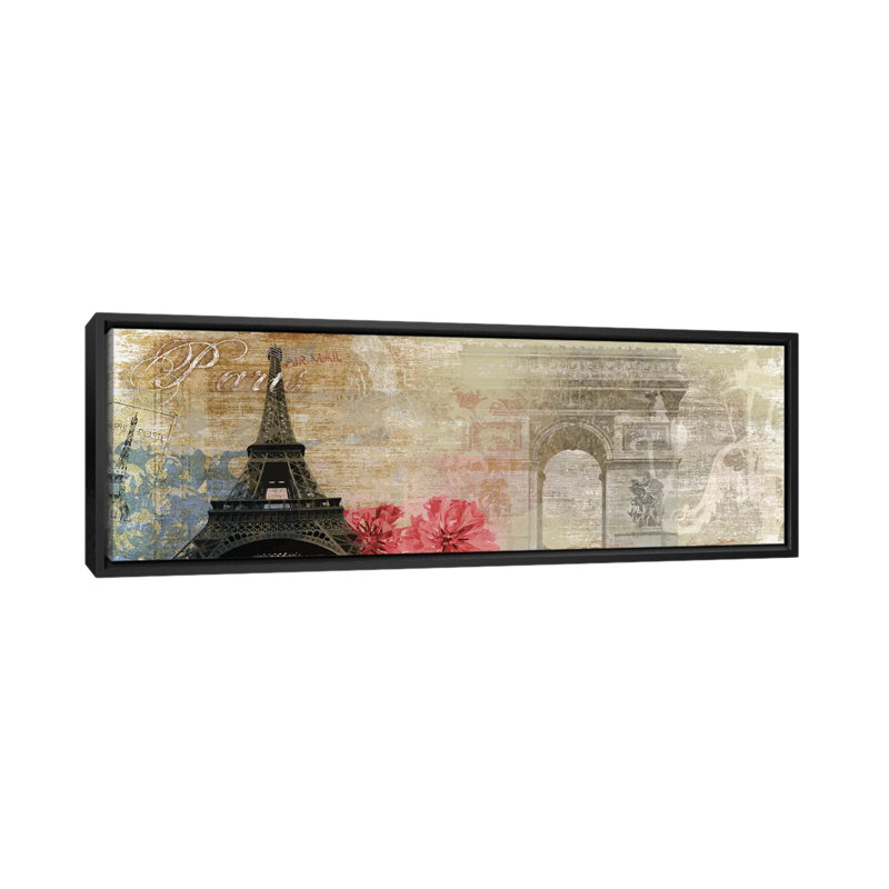 «Paris» par PI Studio, impression sur toile tendue, H 24 po x l 72 po x P 1,5 po, Toile tendue
