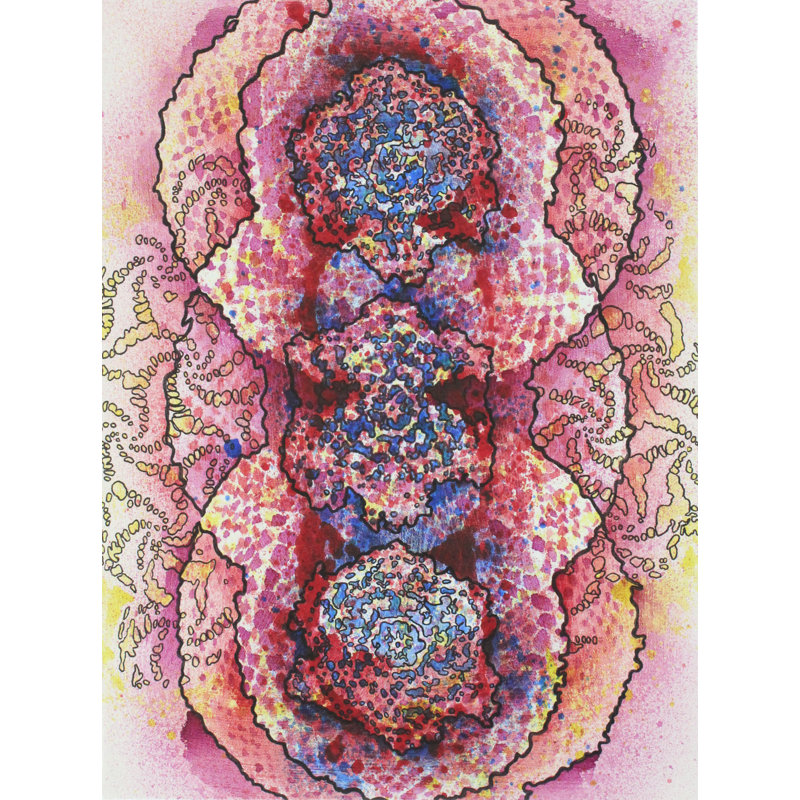 Stain 20 Print by Katie Schutte, 31.25" H x 25.25" W