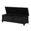 Banc de rangement en bois massif Kilby