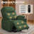 Corduroy Power Massage Recliner With Remote Angle Adjustment-1637658941