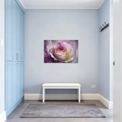 Plantes et fleurs, mauve doux, impression florale