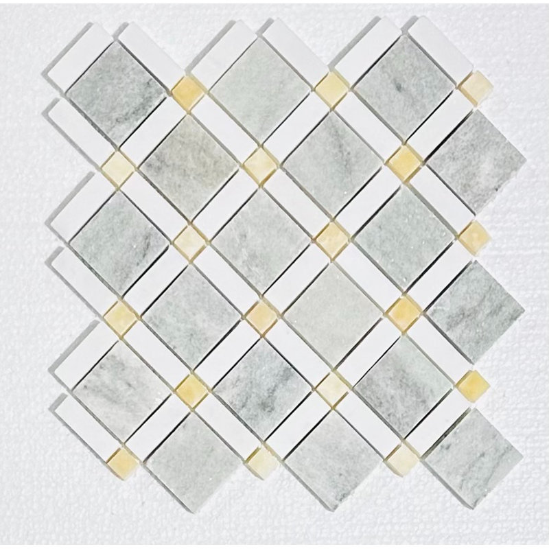 Carreau de mosaïque de marbre et de diamant Premium