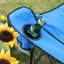 Fauteuil inclinable de camping Katelyn Cyan-56386090