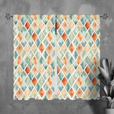 Twanda Polyester Room Darkening Curtain Pair