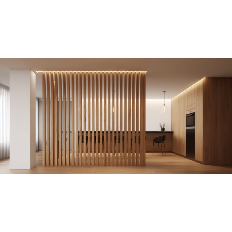 106" x 4" WPC Room Partition Dividers - Eco-Friendly & Durable