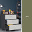 Armoire de rangement en métal robuste avec roulettes - Armoire à outils à 3 tiroirs pour les solutions de rangement de garage, de bureau et de maison-27000268