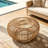 Faux Rattan Coffee Table