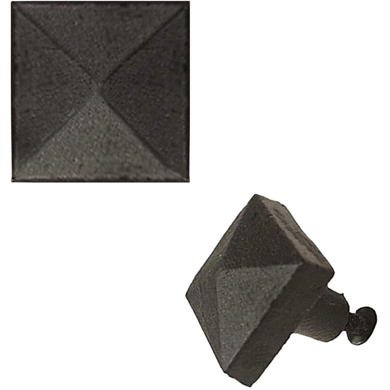 Paquet multiple de boutons carrés de 1,5 po de longueur