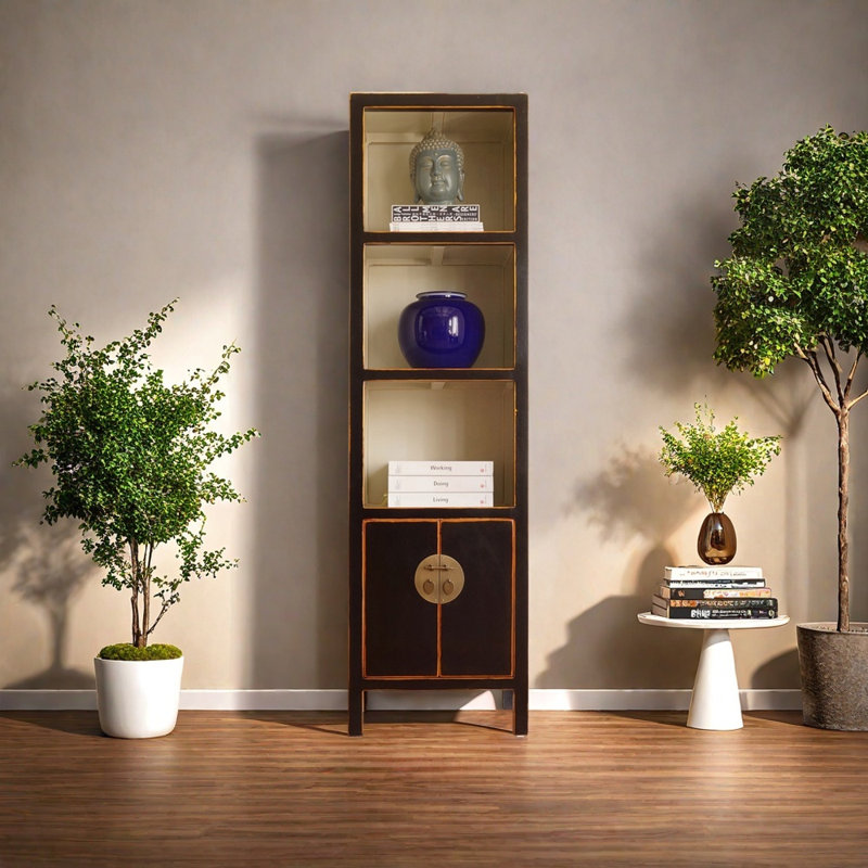 Nouvelle bibliothèque de rangement de style chinois