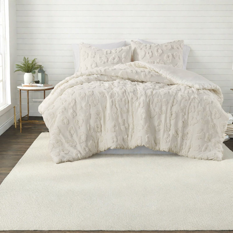 Ensembles de literie confortables, chenille de polyester, motif animal, usage domestique