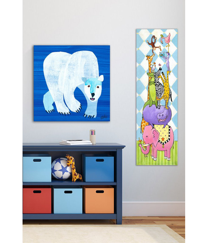 Janet Nelson - Wrapped Canvas Painting, 152cm H x 51cm W x 3.81cm D