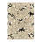 Aldovin Aura Animal Print Machine Washable Grey / Brown Indoor Area Rug with Non-Slip Backing-237713008